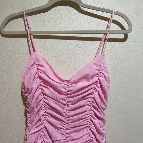 Lucy in the Sky Remi Ruched Ruffle Mini Dress - Picture 4 of 10